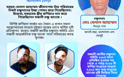 চক্ষুদাতা মোঃ বেলাল আহম্মেদ